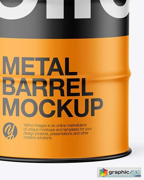 Download Matte Metal Barrel Mockup Free Download Vector Stock Image Photoshop Icon