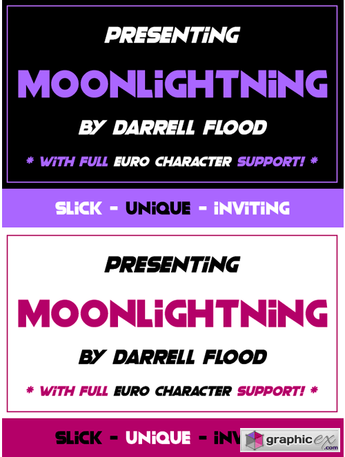 Moonlightning Font