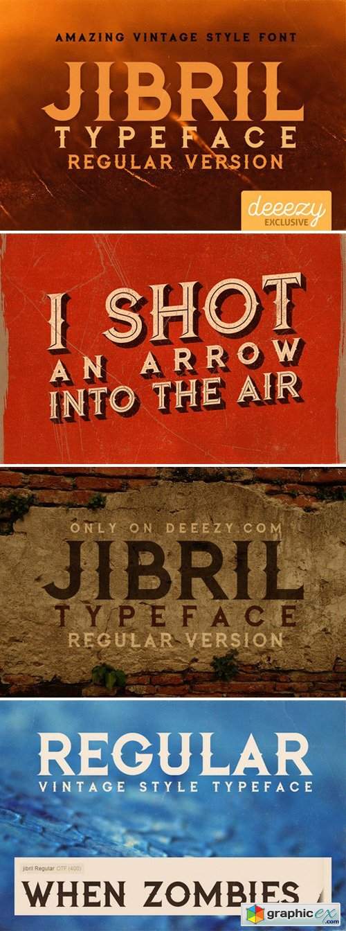 Jibril Regular Font