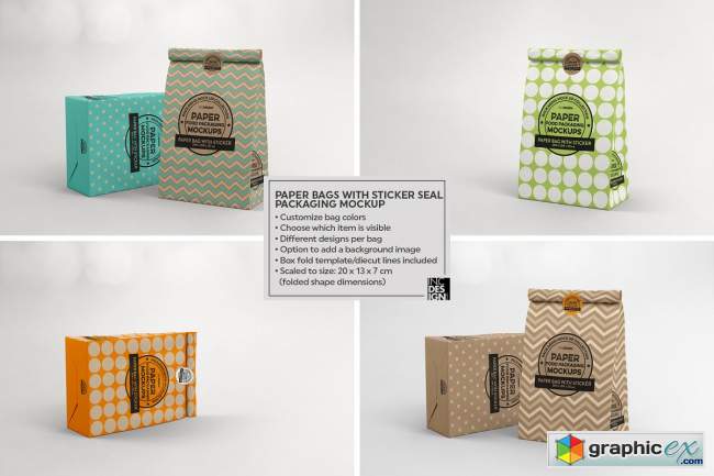 VOL. 16 Food Box Packaging Mockup