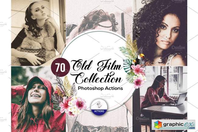70 Old Film Photoshop Actions Vol2