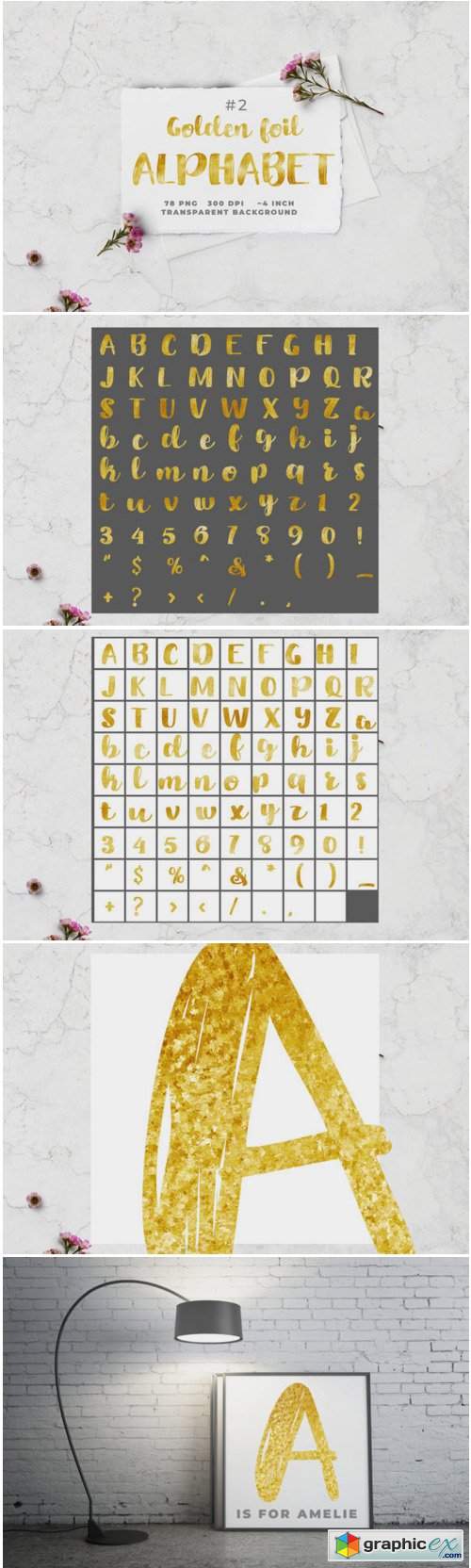 Golden Alphabet II