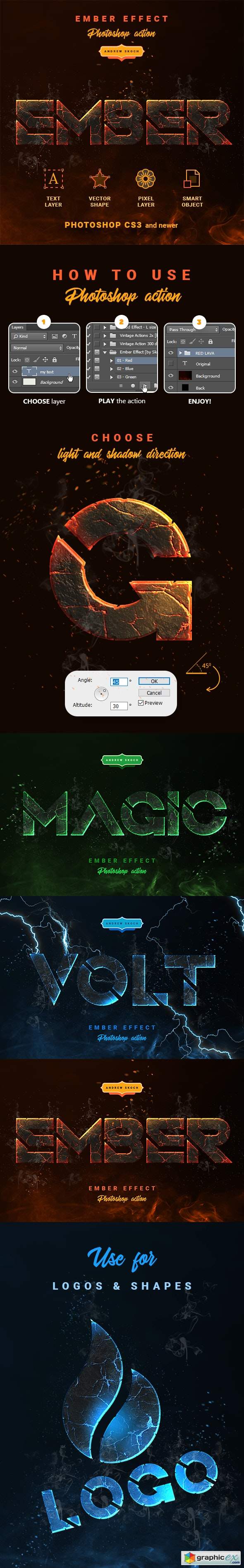 Ember Effect - Photoshop Action 