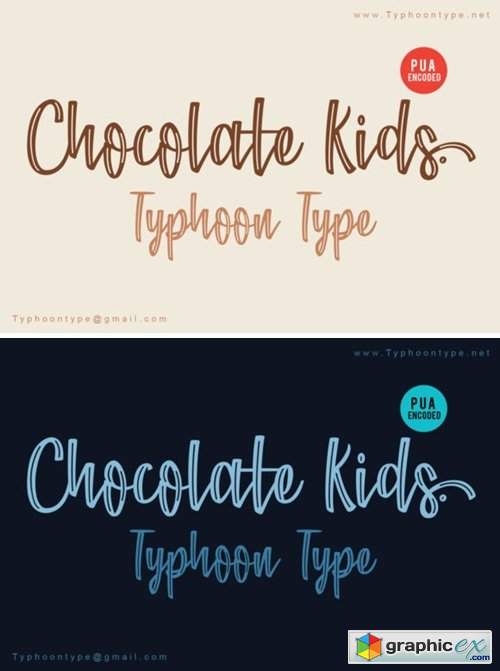 Chocolate Kids font