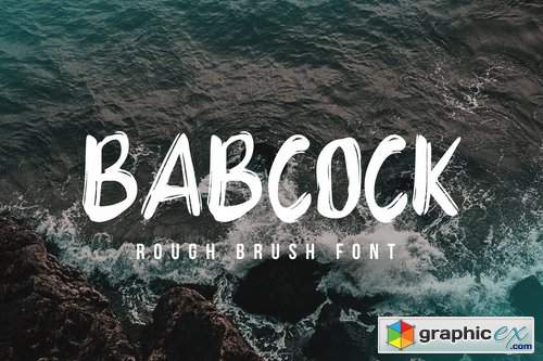 Babbock Brush Font