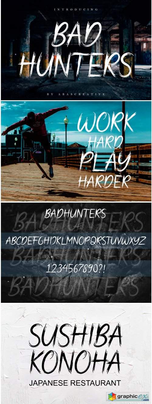 Bad Hunters Font