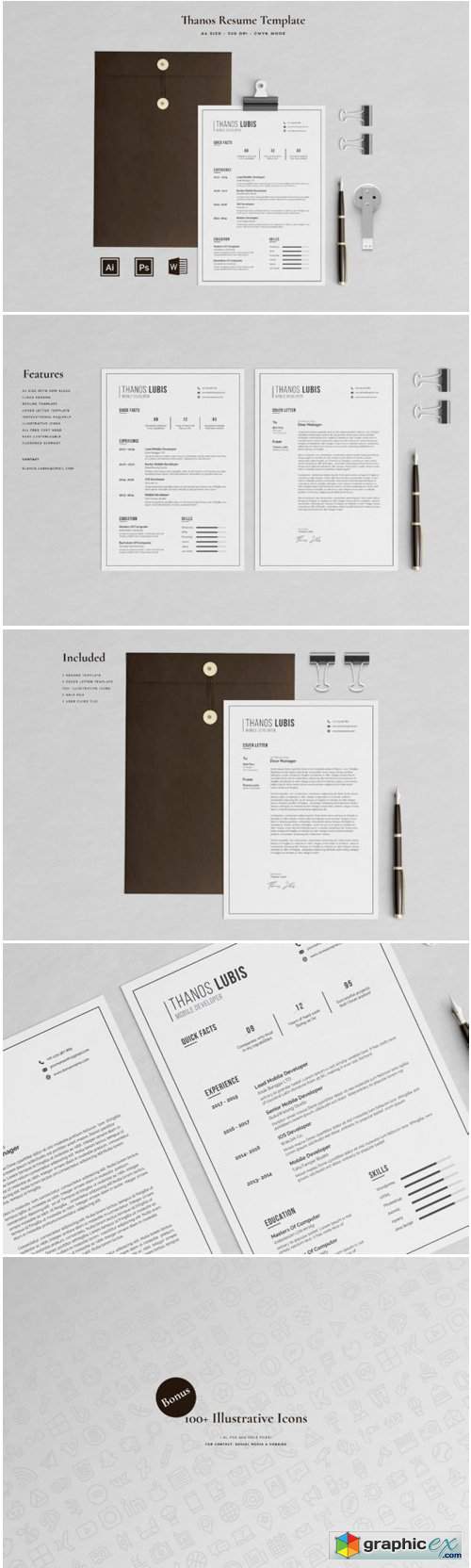 Resume Template 2 Pages | Lubis