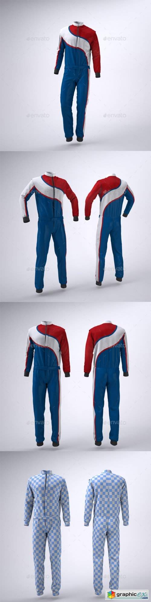 Driving, Racing Suit Mock-Up