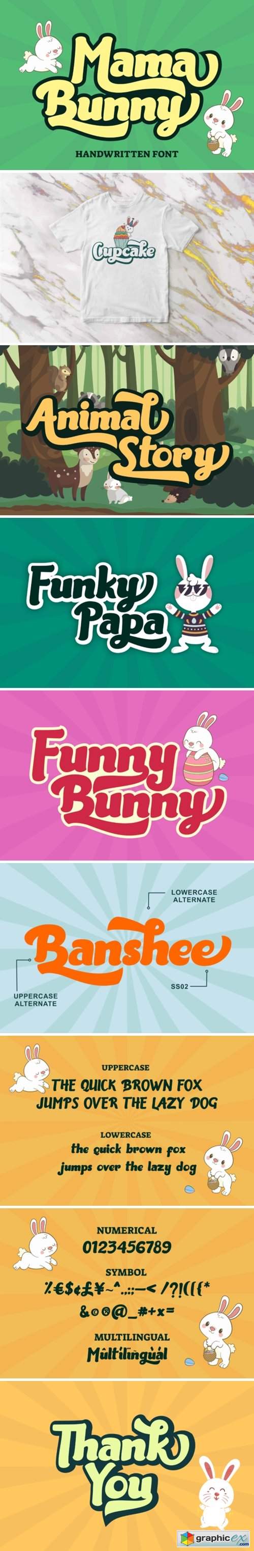 Mama Bunny Font
