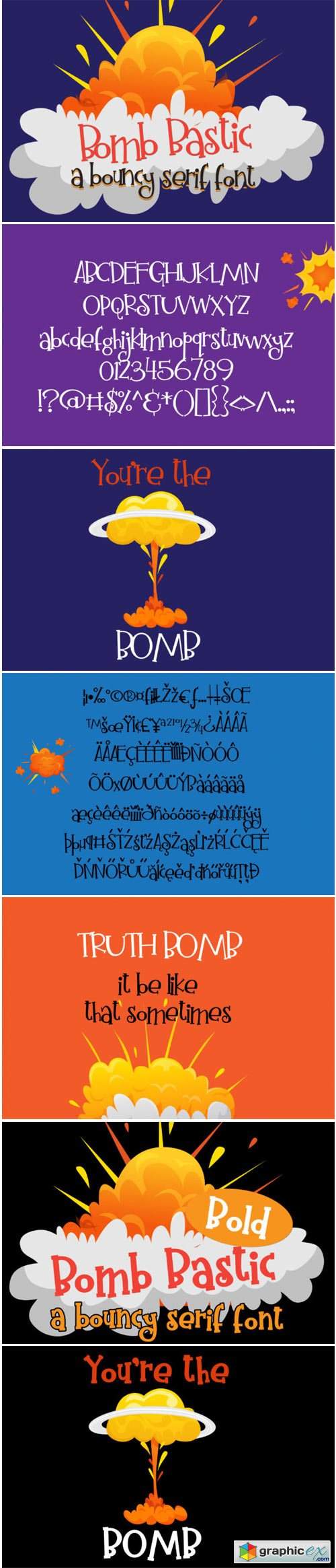 Bomb Bastic Font