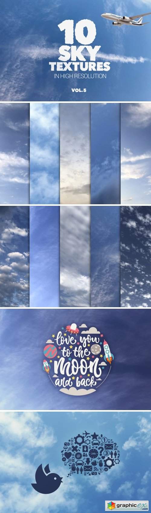 Sky Textures Vol 5 X10