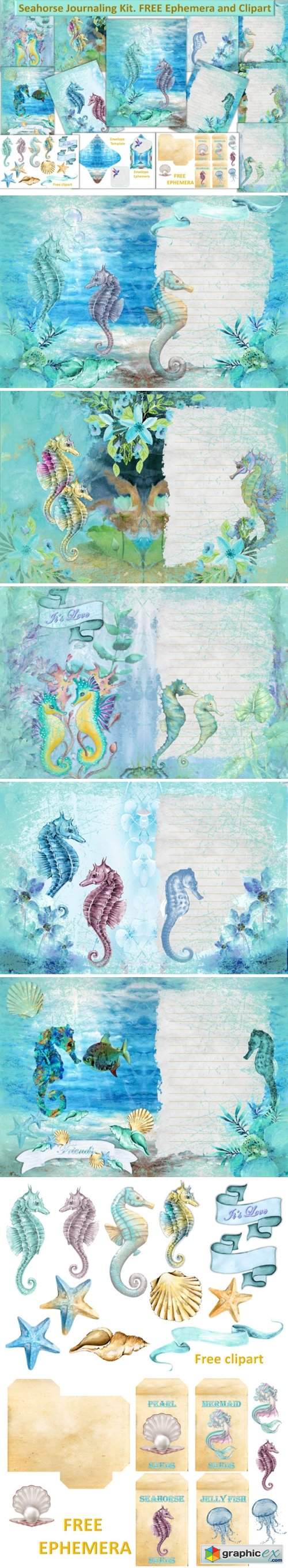 Seahorse Backing Papers