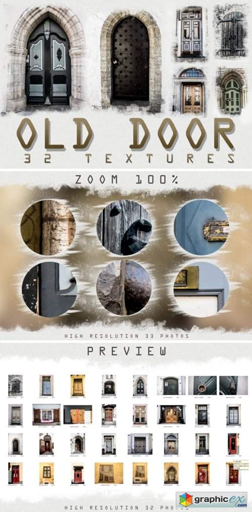 32 Old and Urban Door Photo Textures