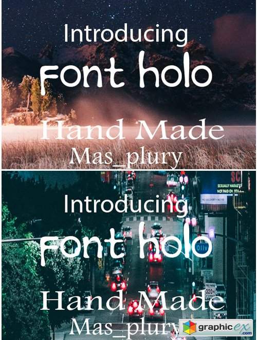 Font Holo