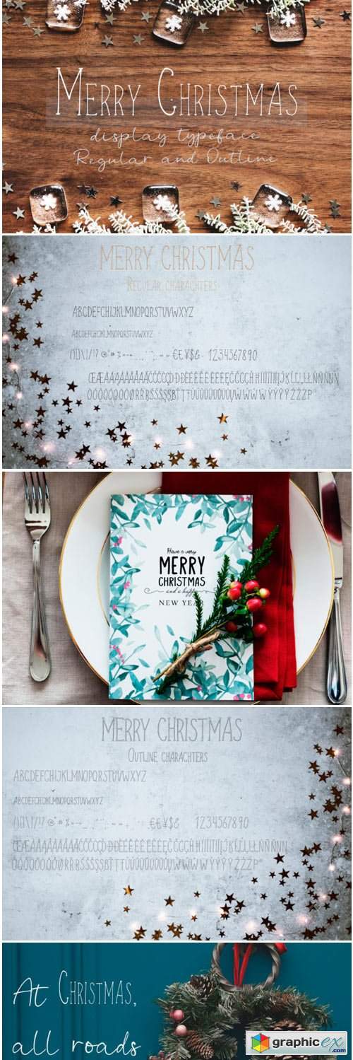 Merry Christmas Font