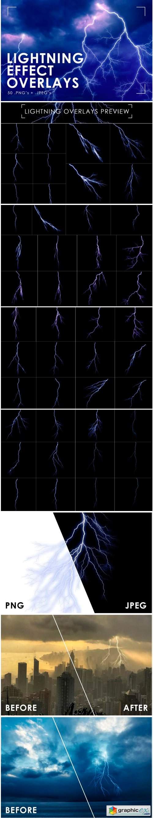 Lightning Effect Overlays Lightning