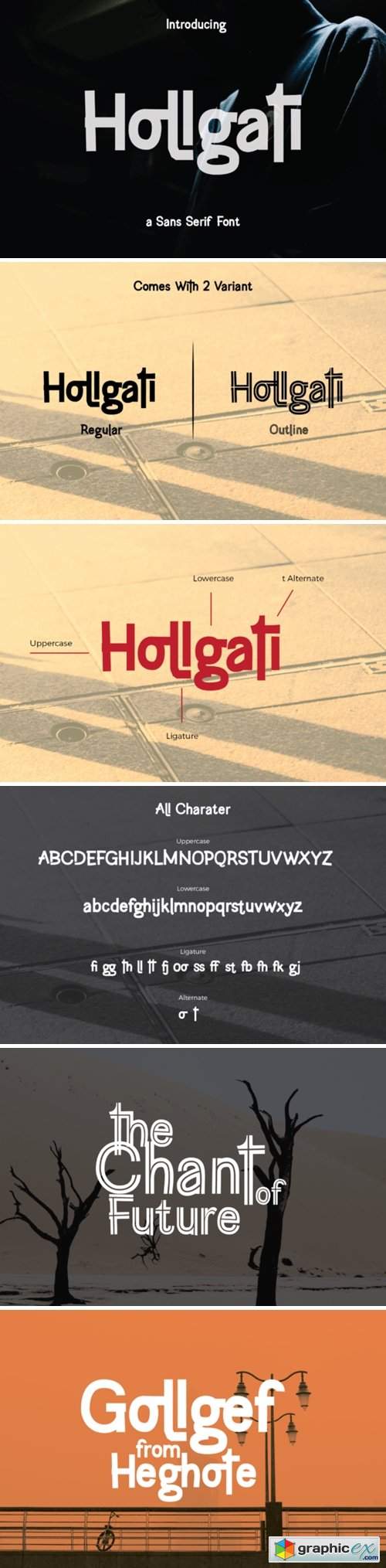 Hollgati Font