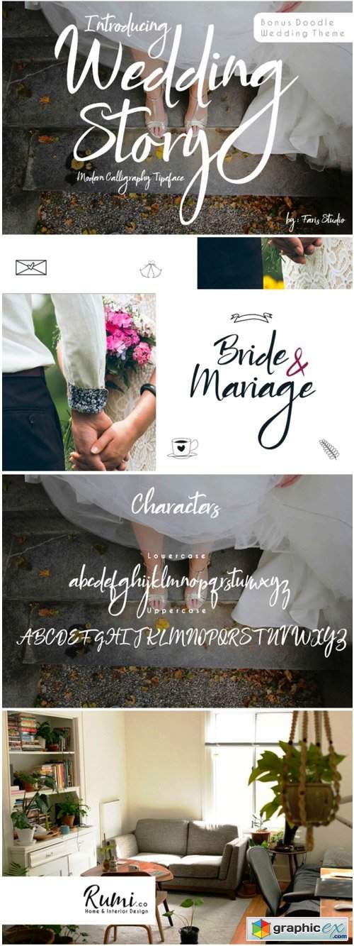 Wedding Story Font