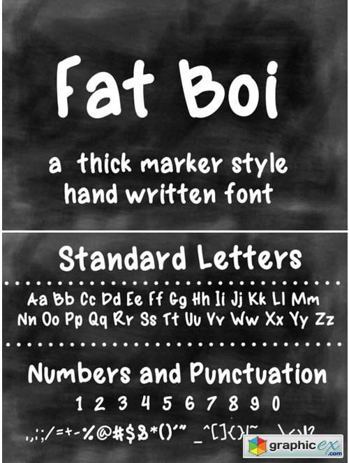 Fat Boi Font