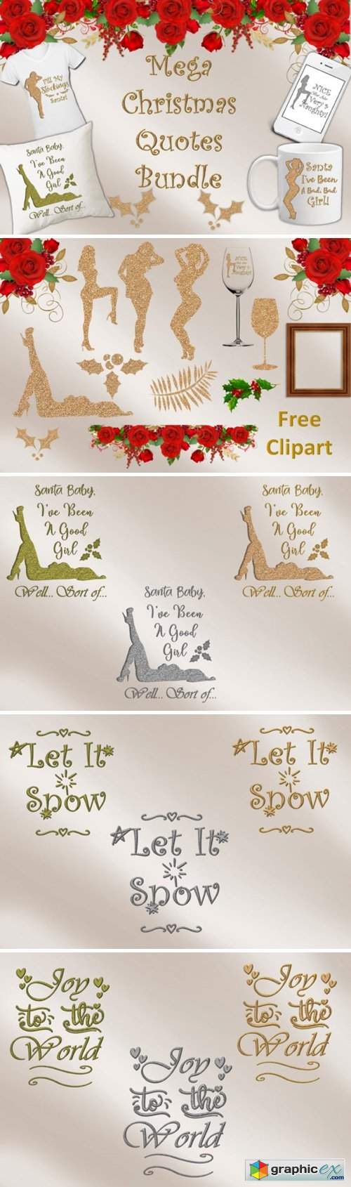 Christmas Quotes Clipart
