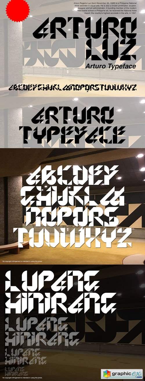 Arturo Typeface - Display Font