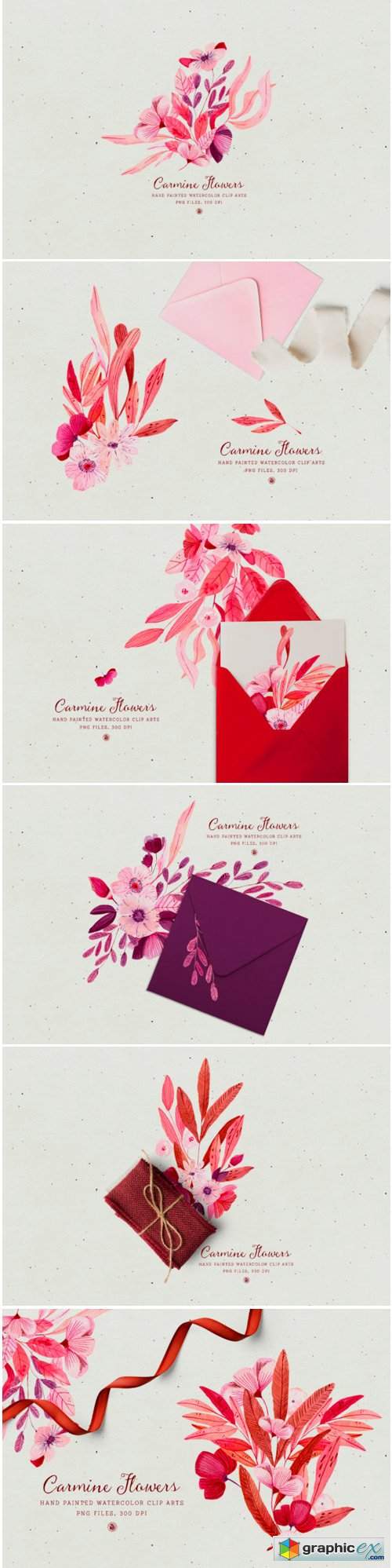 Carmine Flowers