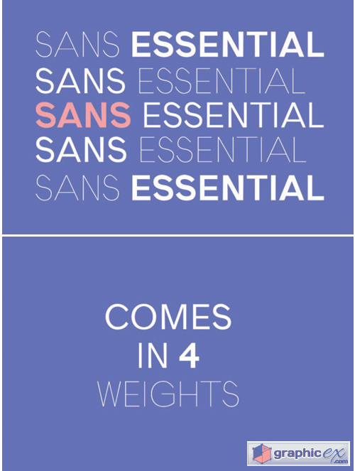 Sans Essential Font