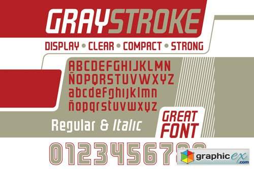 Graystroke - Display Font (2-Weights)
