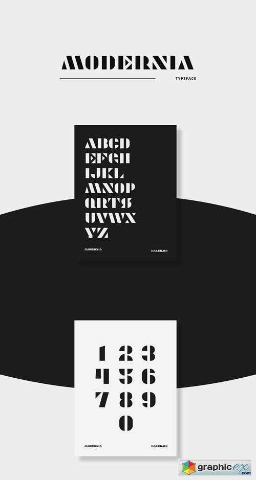 Modernia Typeface v1.1