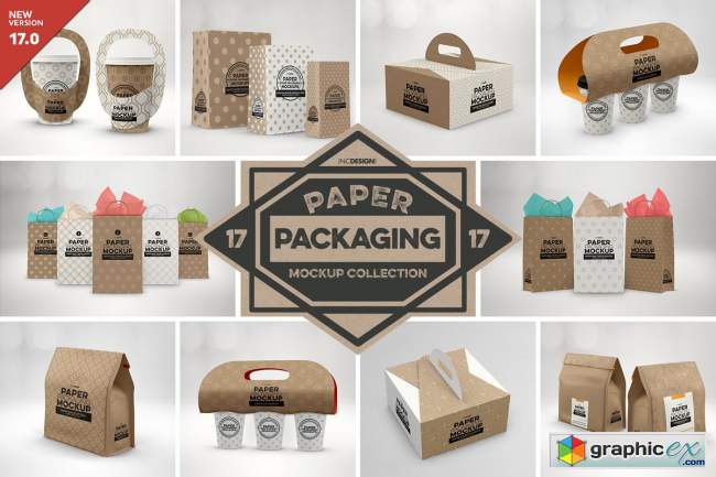 VOL. 17 Paper Box Packaging Mockups