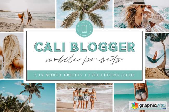Cali Blogger Lightroom MOBILE Preset