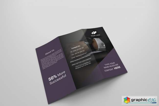 6 Business Tri-fold Brochure 4122574
