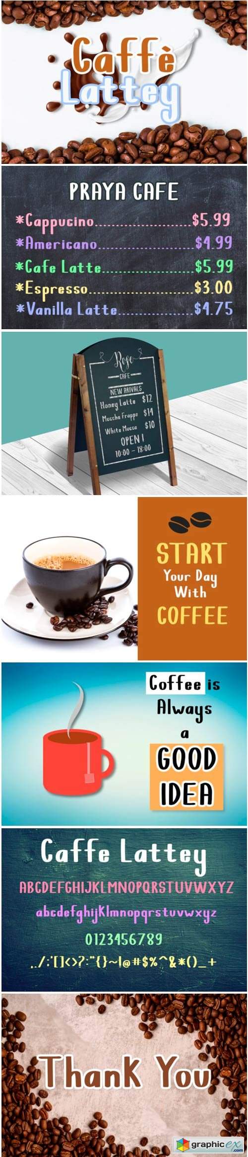 Caffe Lattey Font