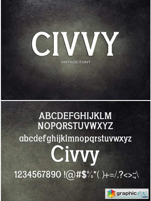 Civvy Font