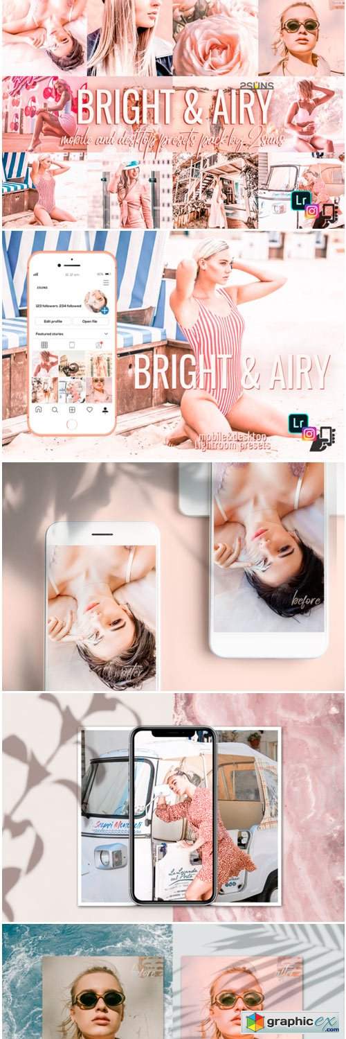 Mobile Presets BRIGHT & AIRY