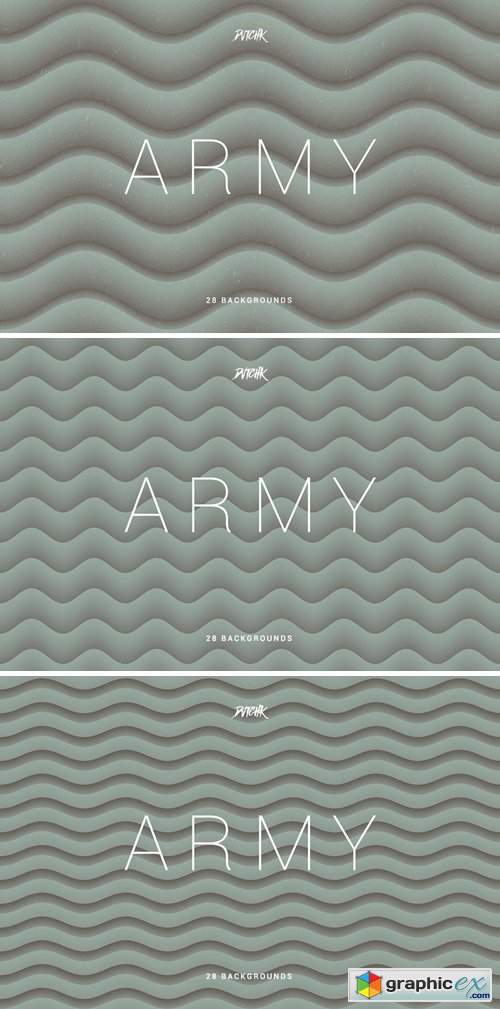 Army Green | Soft Abstract Wavy Backgrounds