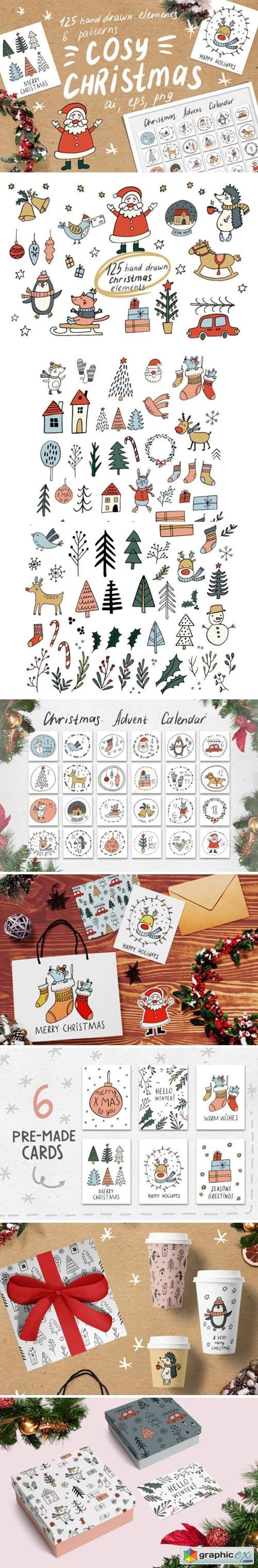 Cosy Christmas Clipart