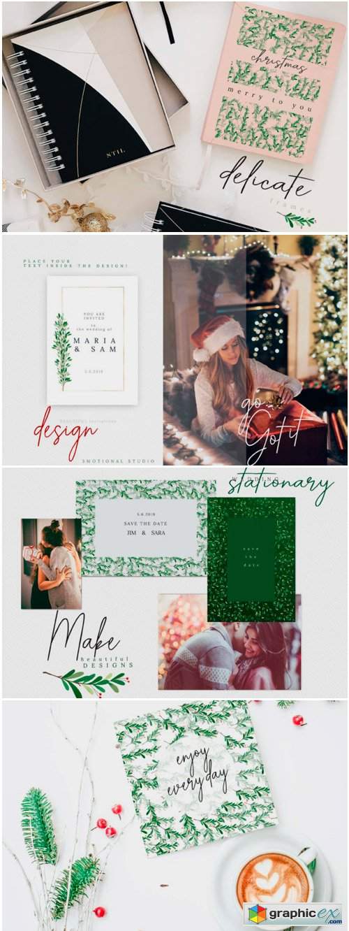 Christmas Watercolor Cards