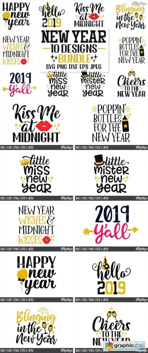 New Year’s Eve SVG Bundle