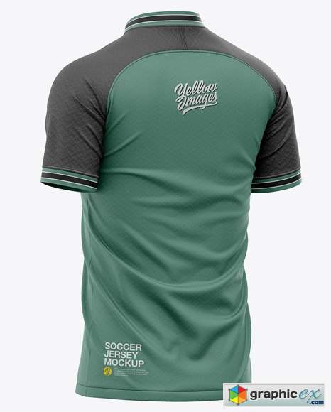 Men’s Soccer Raglan Jersey Mockup 50057 » Free Download Vector Stock