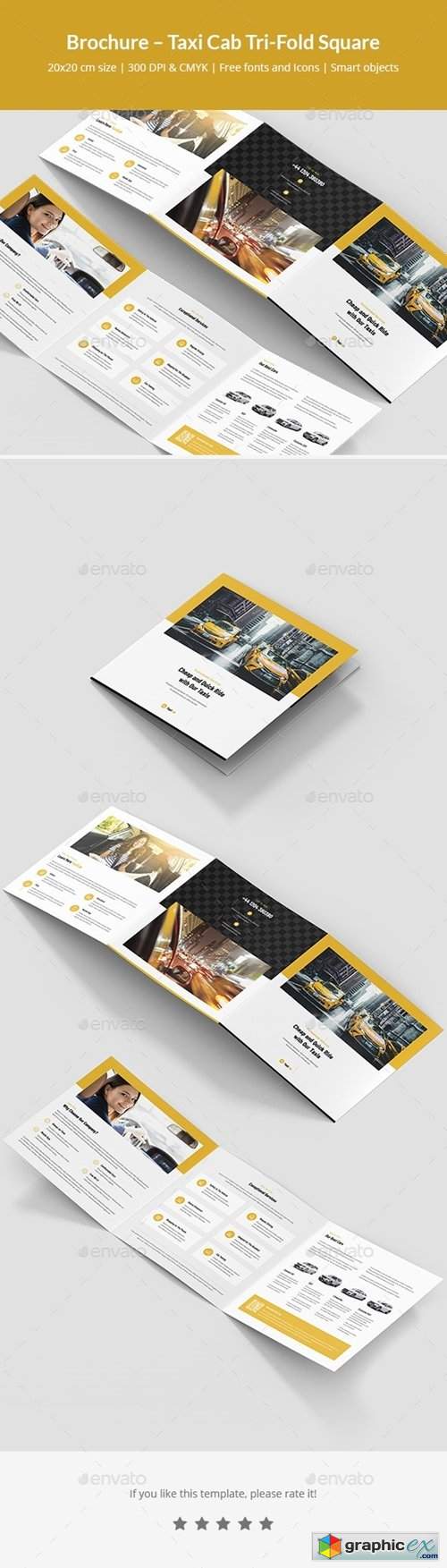 Brochure – Taxi Cab Tri-Fold Square