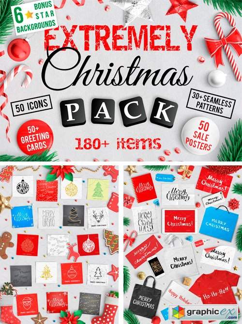 180+ Extremely Christmas Pack