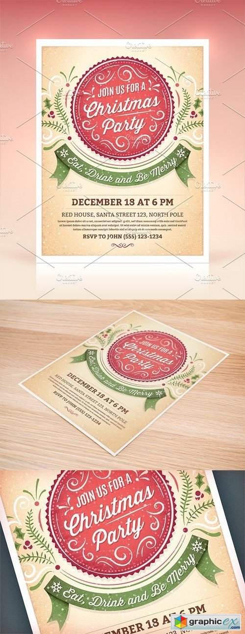 Christmas Party Invitation 437313