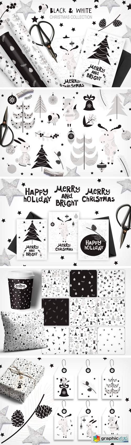 White and Black Christmas Collection