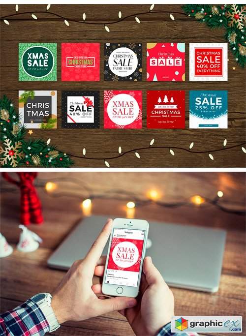 Christmas Social Media Banners V1