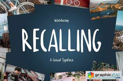 Recalling - A Casual Typeface