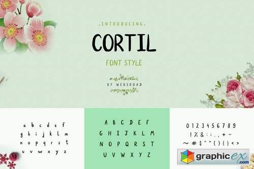 Cortil - Handmade Font Style