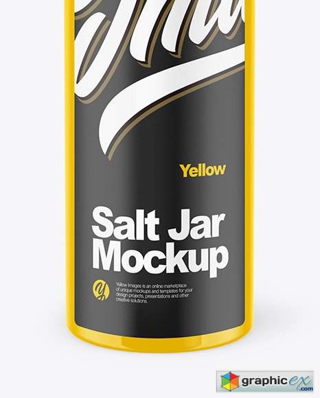 Download Glossy Salt Jar Mockup Free Download Vector Stock Image Photoshop Icon