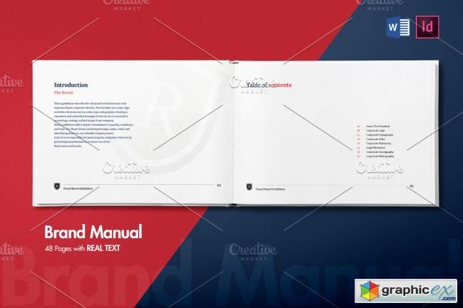Brand Manual 48 Pages - REAL TEXT