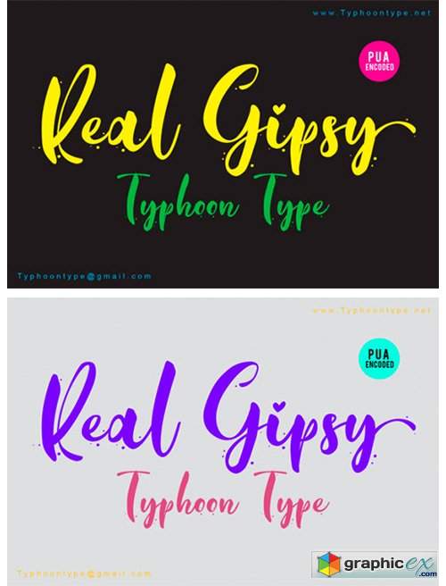 Real Gipsy Font